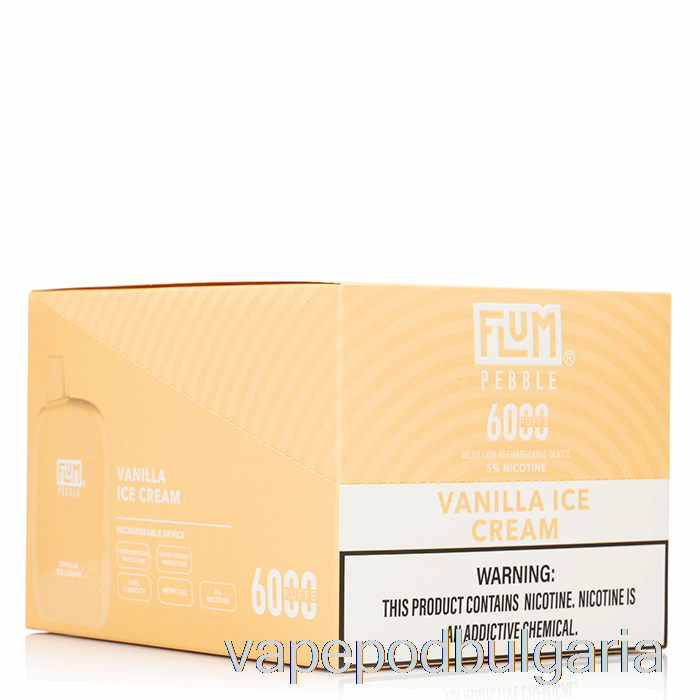 Vape Bulgaria [10-pack] Flum Pebble 6000 за еднократна употреба